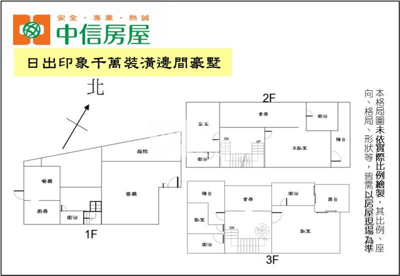 日出印象千萬裝潢邊間豪墅(專任)房屋室內格局與周邊環境