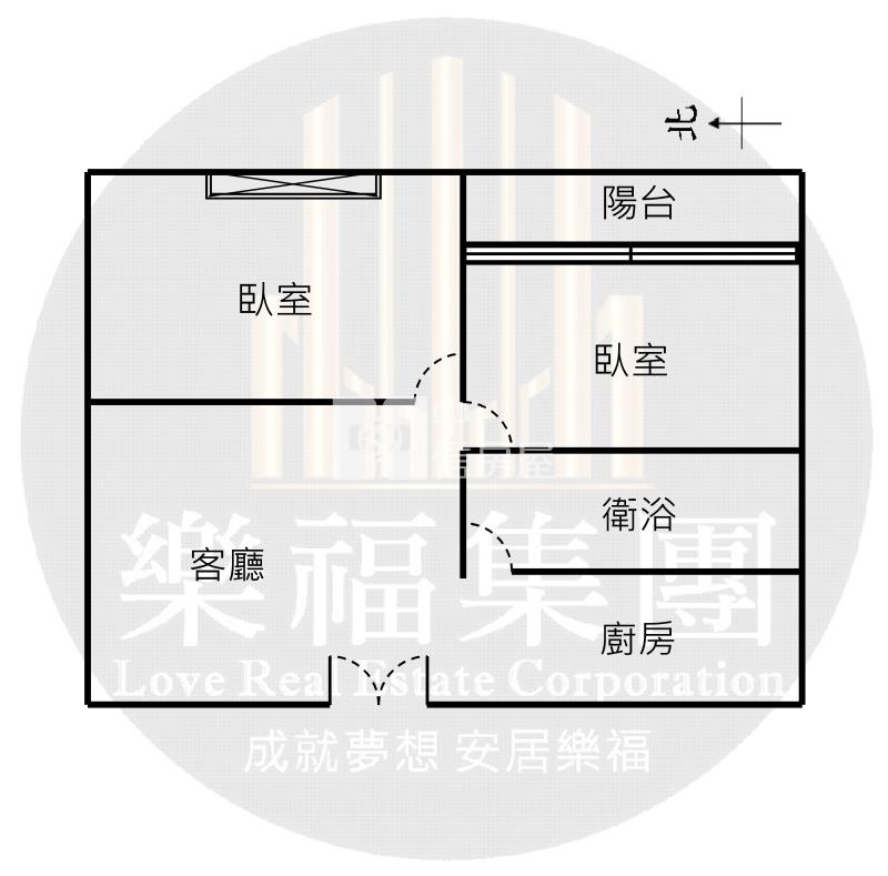 康橋水岸最俗輕齡2房+車位房屋室內格局與周邊環境