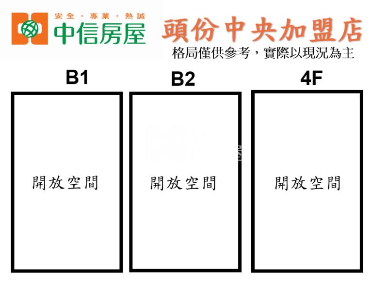 苗栗縣府低價商業大樓二整層房屋室內格局與周邊環境