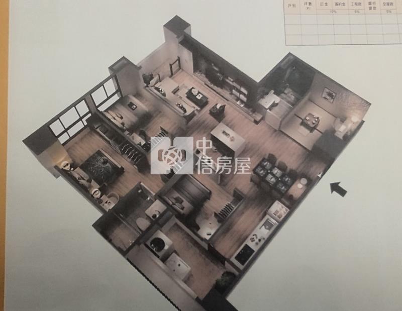 楊梅宜誠阿麗拉3+1房(獨立車位)房屋室內格局與周邊環境