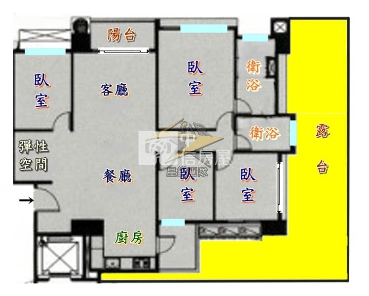 【星鑽】青埔A19富宇東方悅稀有大露台4房雙車房屋室內格局與周邊環境