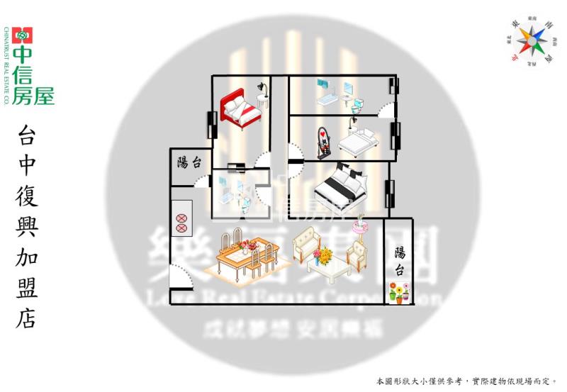 (鼎泰鑫聚)首選鼎泰鑫聚輕屋齡三房美屋附車位房屋室內格局與周邊環境