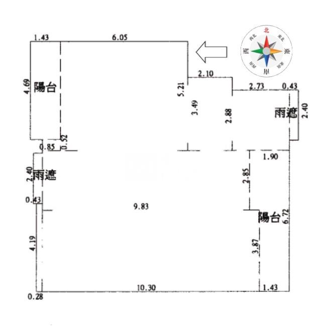 一中中醫精裝4改3房平車房屋室內格局與周邊環境