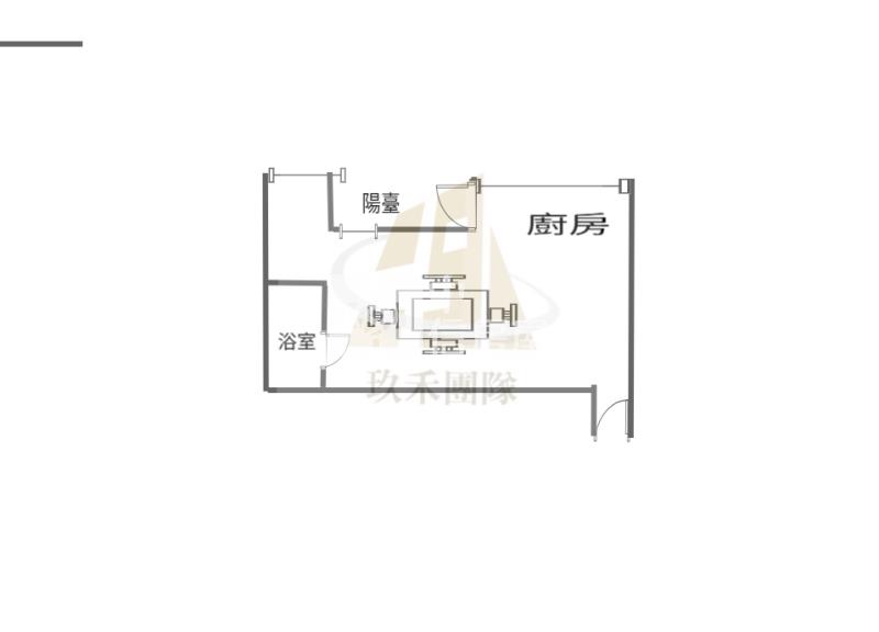 【玖禾】A18 站前事務所景觀戶房屋室內格局與周邊環境