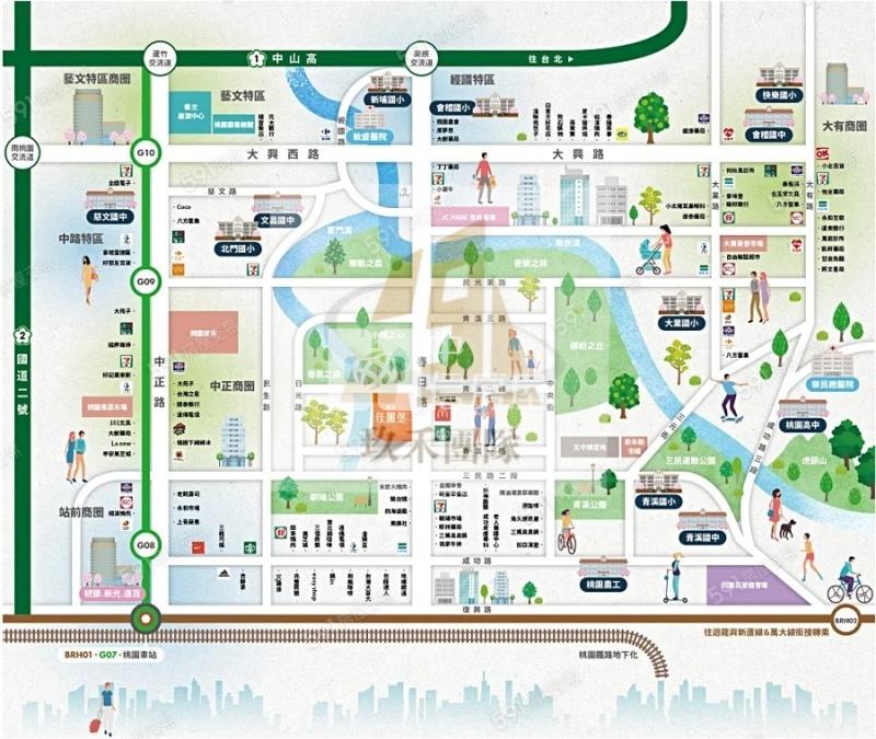 【玖禾】桃園小檜溪輕裝潢3房車房屋室內格局與周邊環境