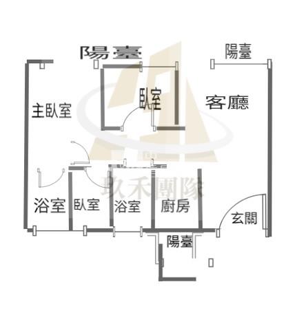 【玖禾】A17宜誠賦二樓三房車房屋室內格局與周邊環境
