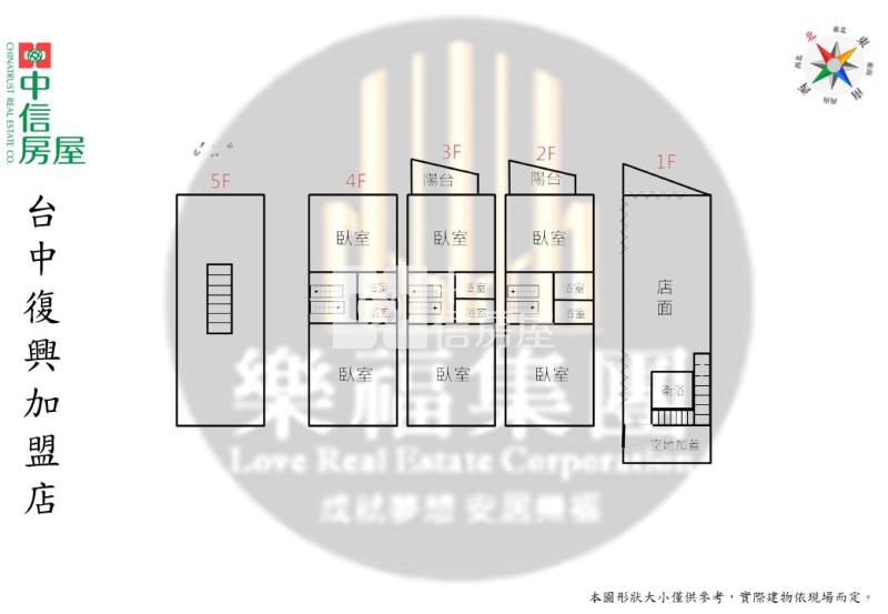 立仁路透天店面+套房投資好選擇房屋室內格局與周邊環境