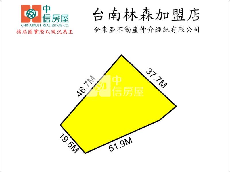 歸仁北段區段徵收內大面寬美美農地房屋室內格局與周邊環境