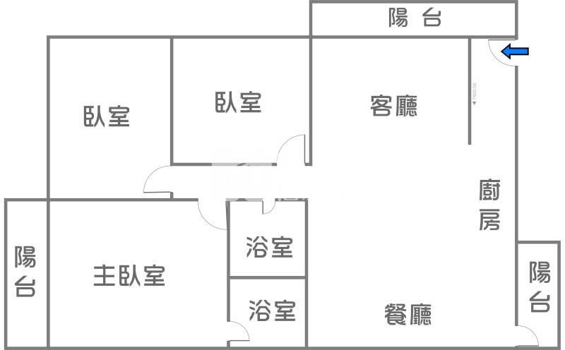大昌商圈民族國中旁翻修公寓房屋室內格局與周邊環境