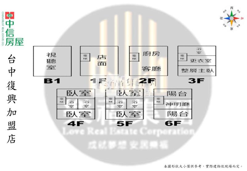 南屯路電梯透店房屋室內格局與周邊環境