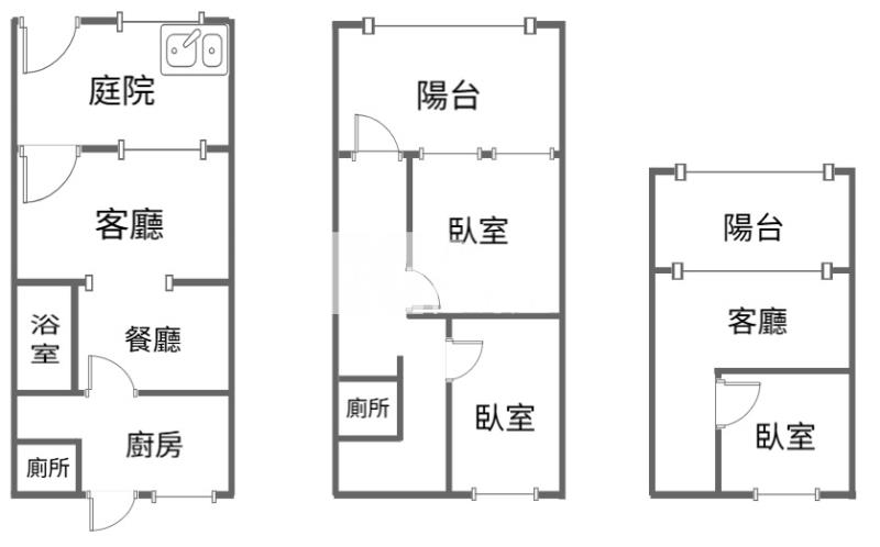 專任/忠貞市場龍岡國中透天房屋室內格局與周邊環境