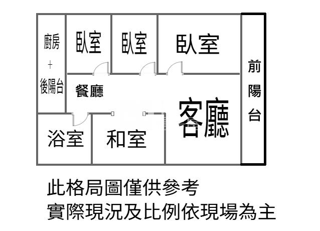 【新世紀】林森國小四房美寓房屋室內格局與周邊環境