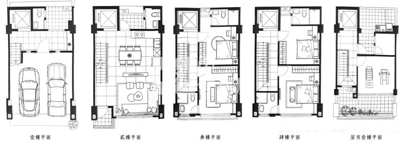 太平全新大面寬雙車電梯別墅房屋室內格局與周邊環境