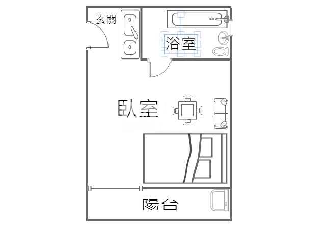 中壢體育園區大套房房屋室內格局與周邊環境