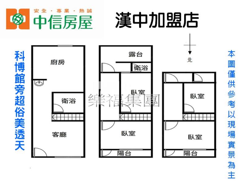 科博館旁超俗透天房屋室內格局與周邊環境