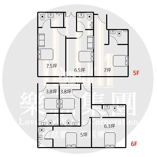 居仁學區收租7套電梯公寓房屋室內格局與周邊環境