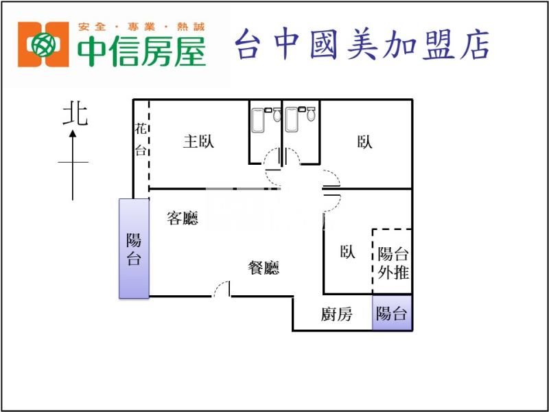 新平國小三房+車位II房屋室內格局與周邊環境