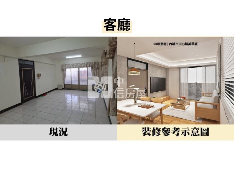 【獨家銷售】內埔市中心美華廈房屋室內格局與周邊環境