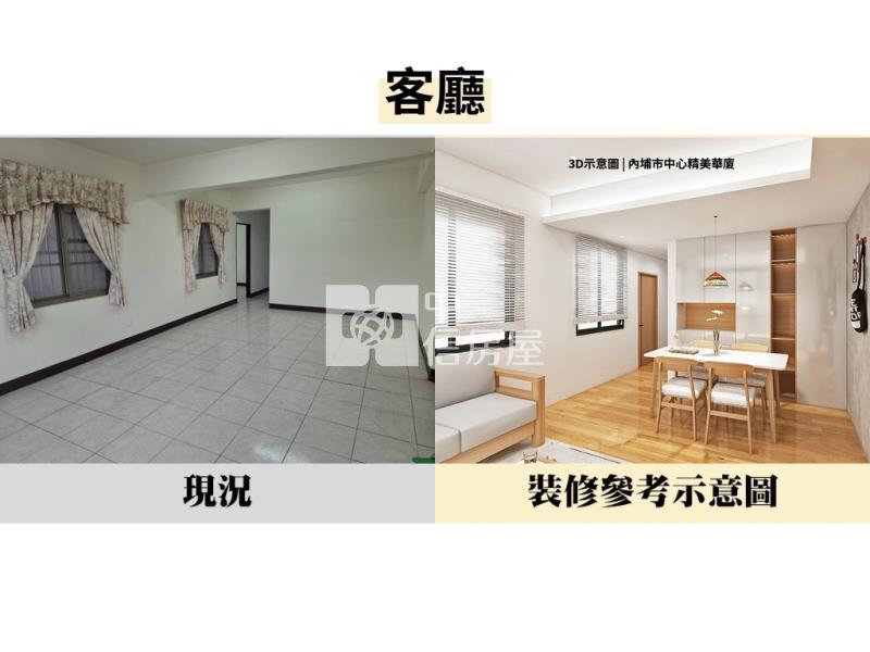 【獨家銷售】內埔市中心美華廈房屋室內格局與周邊環境