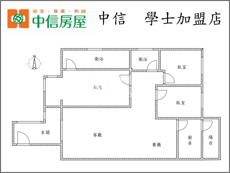 獨家★五期公益大墩商圈｜領袖江山3房+車位房屋室內格局與周邊環境