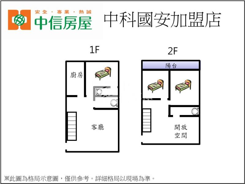 中科家樂福複層別墅房屋室內格局與周邊環境