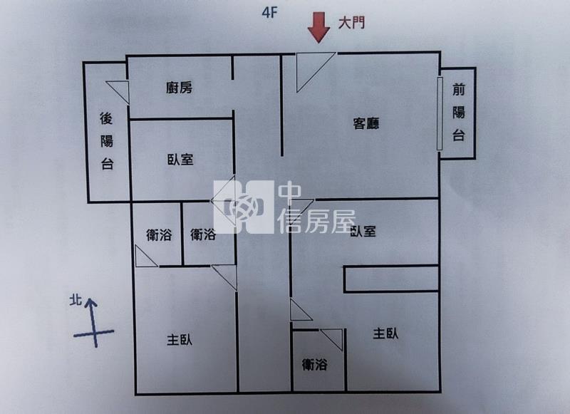 八德法樂琦四房雙車位房屋室內格局與周邊環境