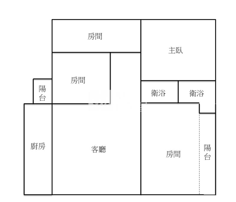 虎尾巨星598房屋室內格局與周邊環境