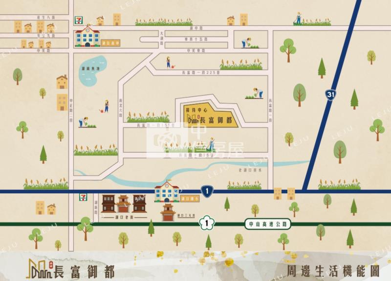 湖口國小新成屋電梯二房雙衛浴房屋室內格局與周邊環境