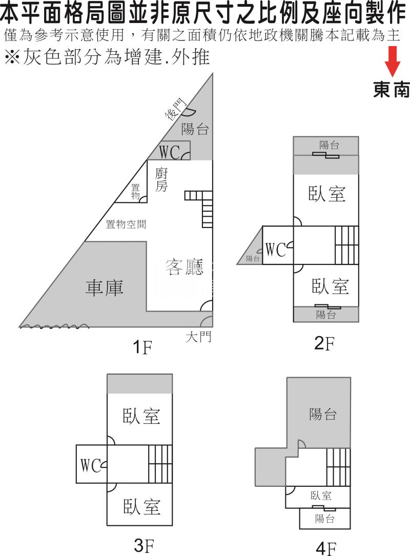 歸仁14年72坪車墅+建地房屋室內格局與周邊環境