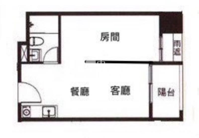 雙捷運-壐來登舒適空間一房車位房屋室內格局與周邊環境