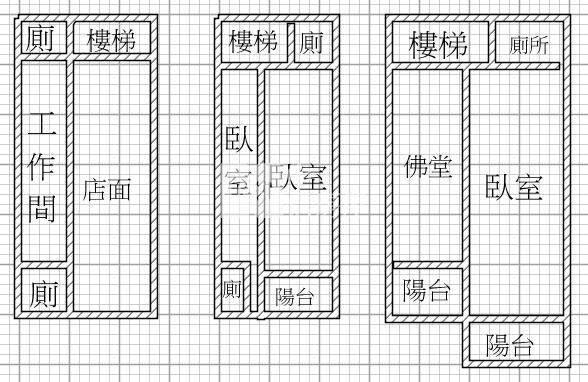 竹南大景美透天店面房屋室內格局與周邊環境