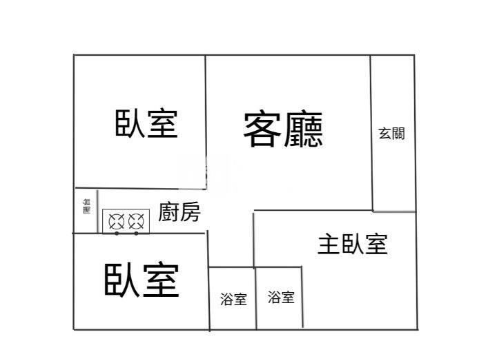 杭州四街平車3房房屋室內格局與周邊環境