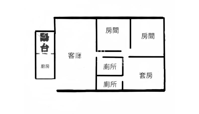 龍江街華廈房屋室內格局與周邊環境