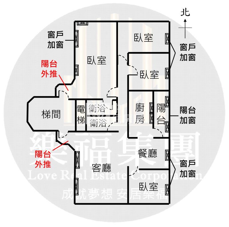 由鉅建設｜50坪⬆️超吉大坪數｜四房+平車房屋室內格局與周邊環境