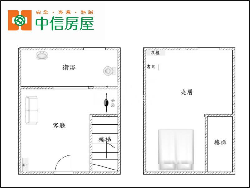 勤益科大★摩登套房房屋室內格局與周邊環境