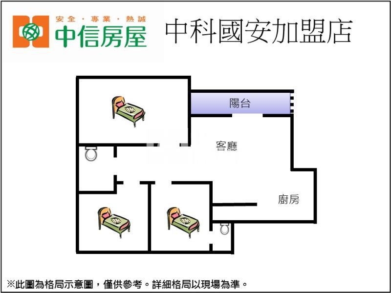 中沙路公寓再賣一間房屋室內格局與周邊環境