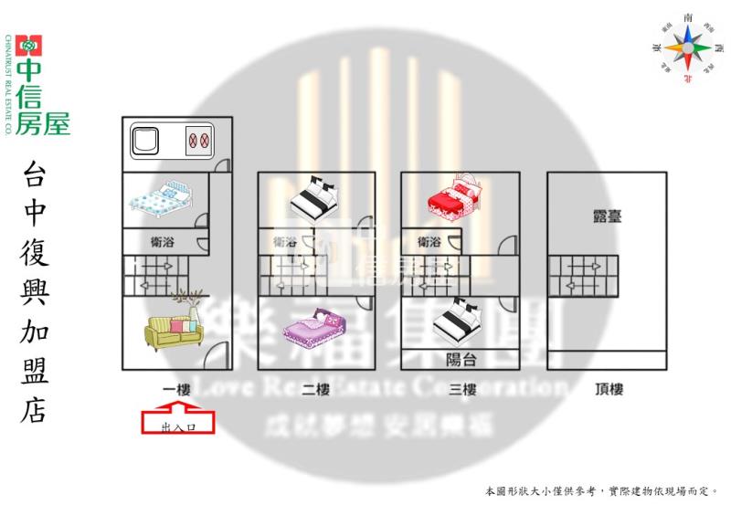永安國小低總價孝親透天房屋室內格局與周邊環境