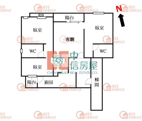 專任北屯絕代風華全新整理三房平車房屋室內格局與周邊環境