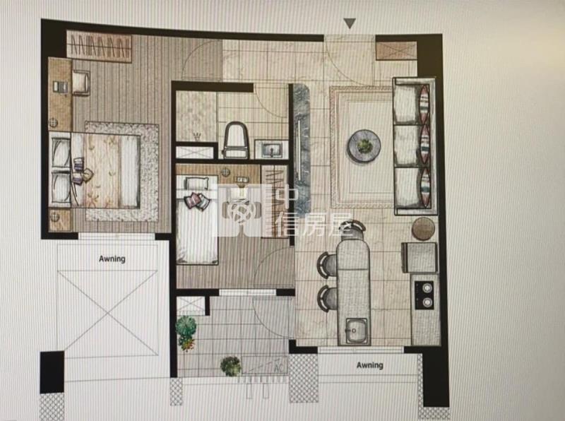 【冠軍】新橫濱星野區兩房平車房屋室內格局與周邊環境