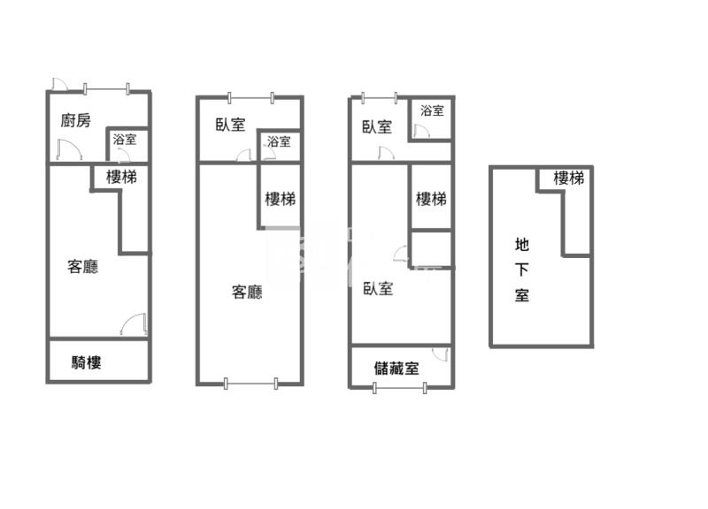 近A21捷運站透天店面房屋室內格局與周邊環境