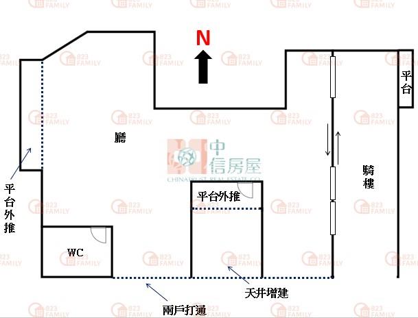 純一樓大面寬穩定知名承租方金店房屋室內格局與周邊環境