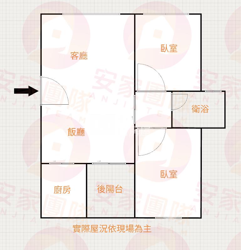 【安家】屋主急售價錢可談中壢華勛禮昂2房車房屋室內格局與周邊環境