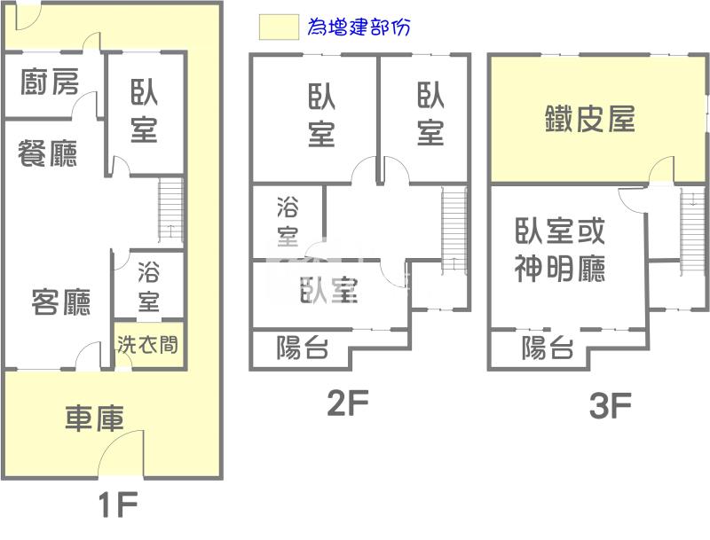 梓官三角窗大地坪車庫透天房屋室內格局與周邊環境