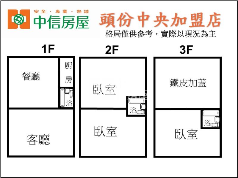 竹南前庭美透天房屋室內格局與周邊環境
