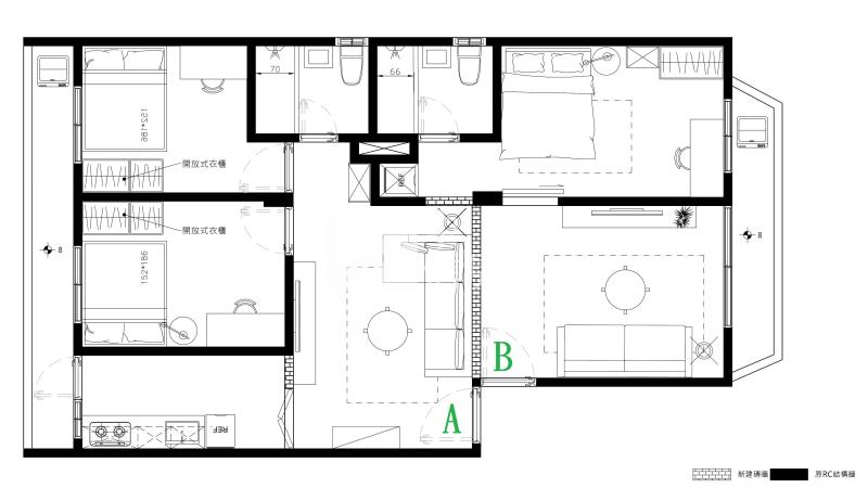 興大．國圖館㊣2房、1房1廳 無印風收租美寓房屋室內格局與周邊環境