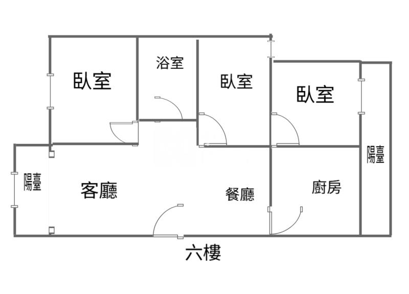 專任-臨忠孝路新貴華夏正神路三房6+7樓房屋室內格局與周邊環境