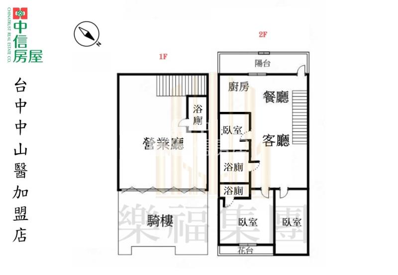 逢甲至善國中黃金店面房屋室內格局與周邊環境