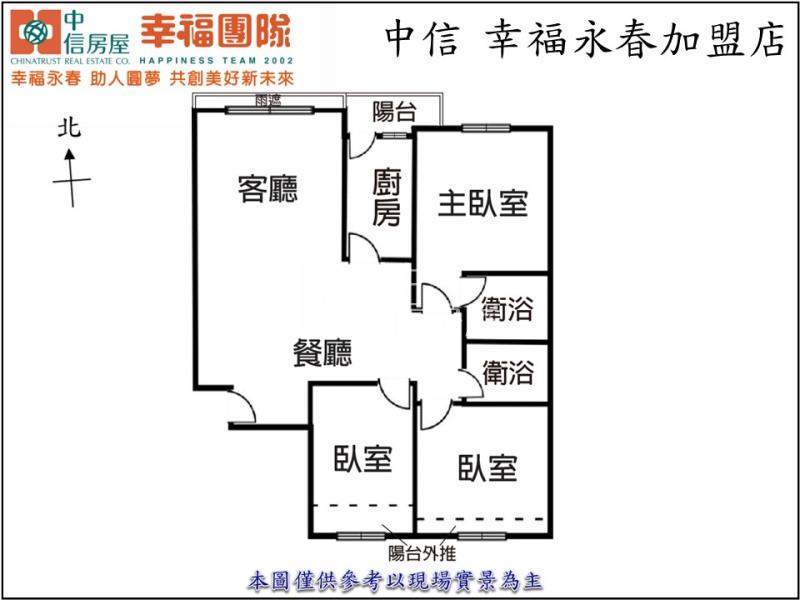 惠文國小次頂樓3房平車房屋室內格局與周邊環境