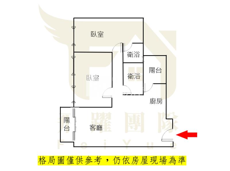 興南重劃區【A20綻】面公園景觀三改二房車房屋室內格局與周邊環境