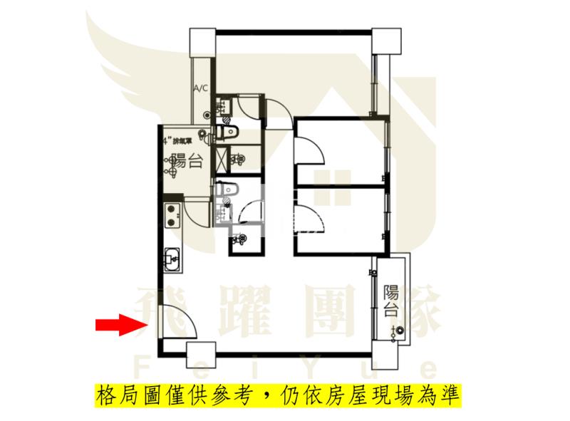 興南重劃區【A20綻】雙衛浴開窗三房車房屋室內格局與周邊環境